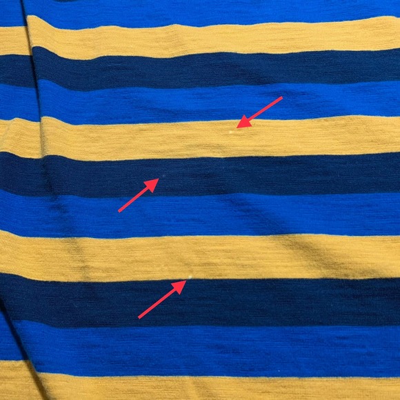 Vintage Guess | Men | 90s Crew Neck Embroidered Stripe Tee | Size Medium - Picture 10 of 10